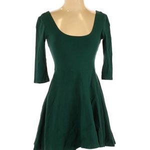Green Long Sleeve Dress